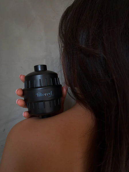 Filtered Beauty Shower Purifier - Black
