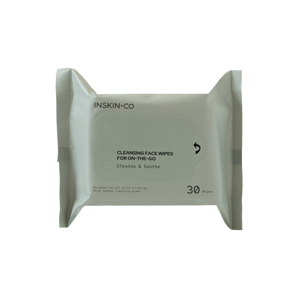 INSKIN.CO Cleansing Face Wipes For On-The-Go 30 Wipes
