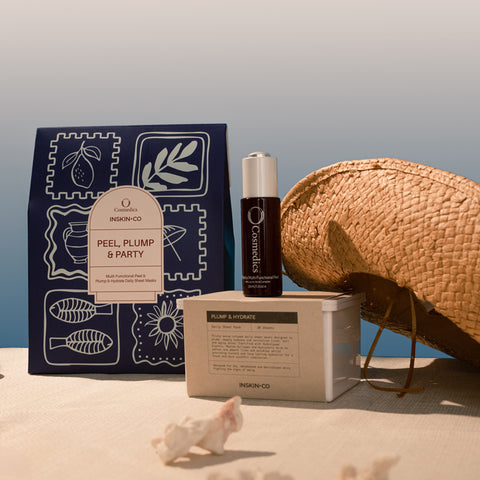 O Cosmedics x INSKIN.CO Peel, Plump & Party Duo